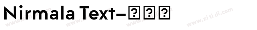 Nirmala Text字体转换